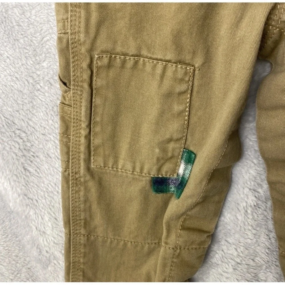 OshKosh B'gosh Overalls 9 Months Baby Boys Olive Green Elephant‎ Patch Baby